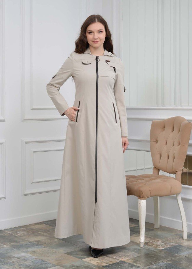 Women Hoodied Overcoat of parashot Fabric 1103