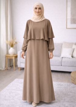 فستان شرعي حرير المدينة الفاخر 841  - شوكو كاشف