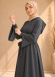 739  عباية كبشون درزات صدر - Anthracite