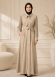 700 عباية بليسة  - Beige