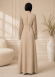 700 عباية بليسة  - Beige