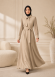 700 عباية بليسة  - Beige