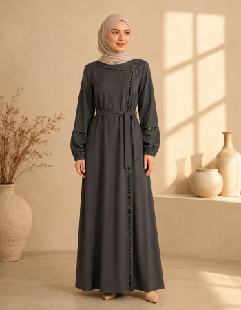 710  عباية كلفة - رمادي