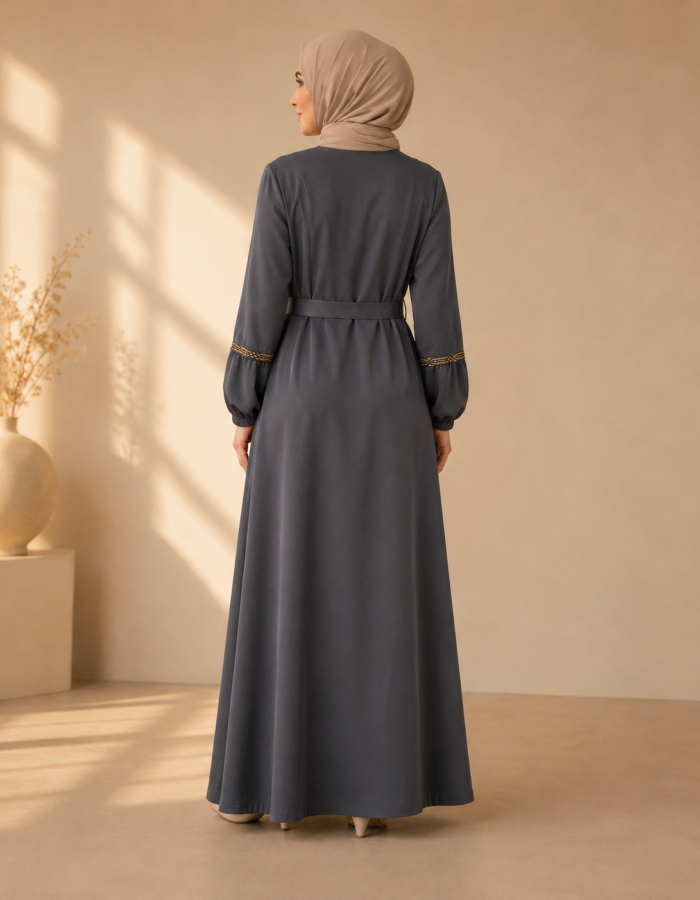 710  عباية كلفة - رمادي