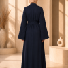 711  عباية كم ستراس - Dunkelblau