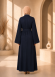 711  عباية كم ستراس - Dunkelblau