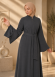 711  عباية كم ستراس - Anthracite