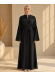 714  عباية كلفة قوس - black