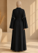 714  عباية كلفة قوس - black