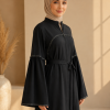 714  عباية كلفة قوس - اسود