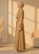 715  عباية صدر ردة - Beige