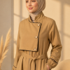715  عباية صدر ردة - Beige