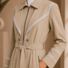 1244 مانطو برادا  - Beige