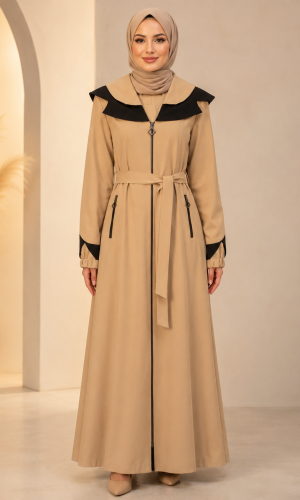 1245 مانطو السفير  - beige