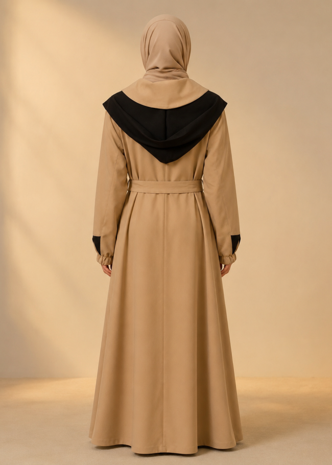 1245 مانطو السفير  - Beige