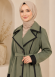 1247 مانطو جاكور أزرار - Khaki