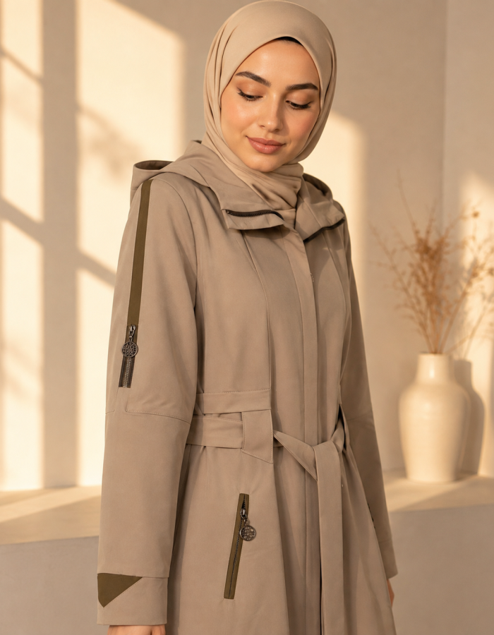 1250  مانطو براشوت - بيج