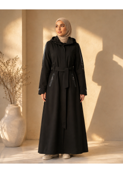 1250  مانطو براشوت - اسود