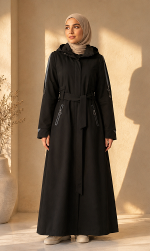 1250  مانطو براشوت - Schwarz