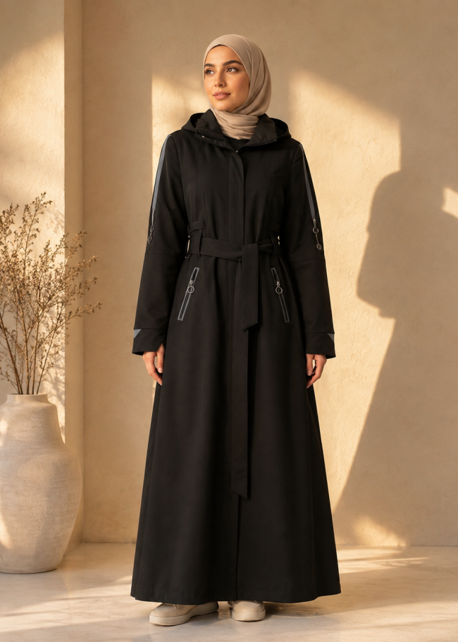 1250  مانطو براشوت - Schwarz
