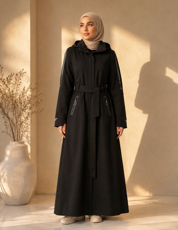 1250  مانطو براشوت - black
