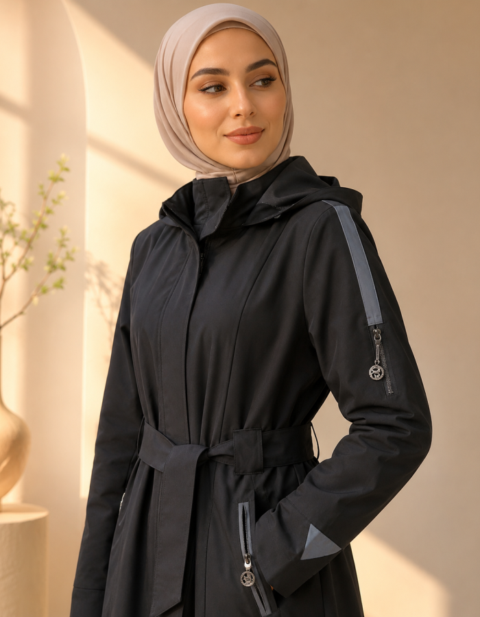 1250  مانطو براشوت - black