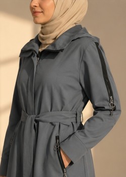 1250  مانطو براشوت - فضي