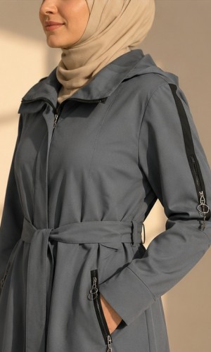 1250  مانطو براشوت - Grau