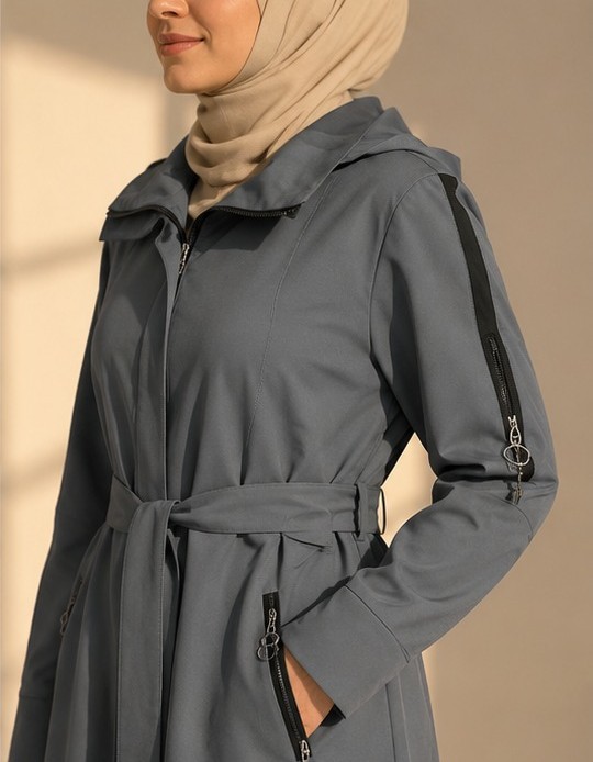 1250  مانطو براشوت - فضي