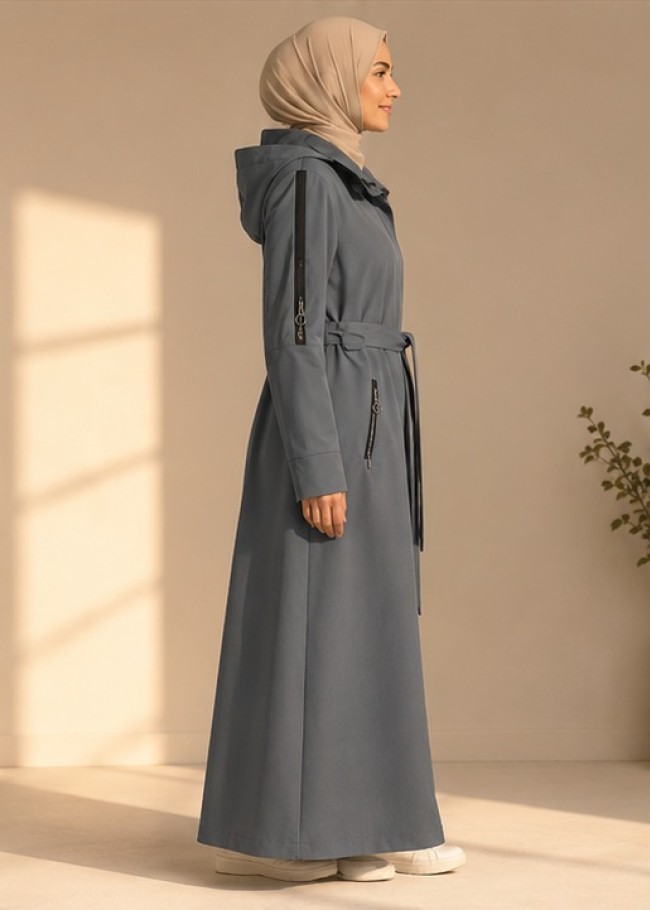 1250  مانطو براشوت - فضي