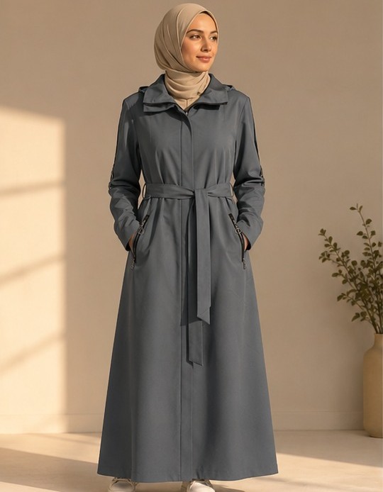1250  مانطو براشوت - فضي