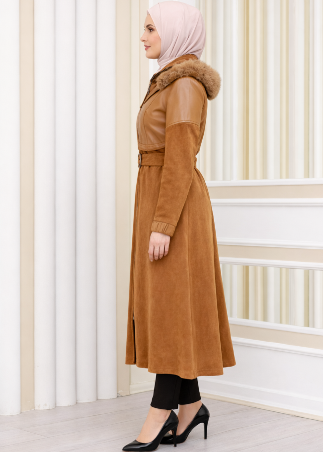 1351TRENCKOT - Mausgrau