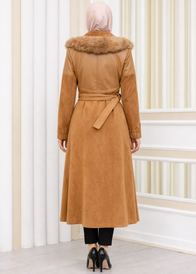 1351TRENCKOT - Mausgrau