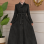 Long Wool Coat with Asymmetric Collar and Belt 1398  - Anthracite