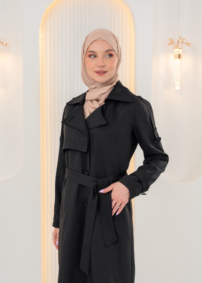 1240  ترانشكوت - اسود