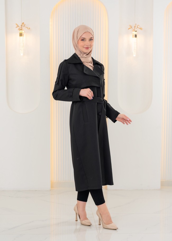 1240  ترانشكوت - اسود