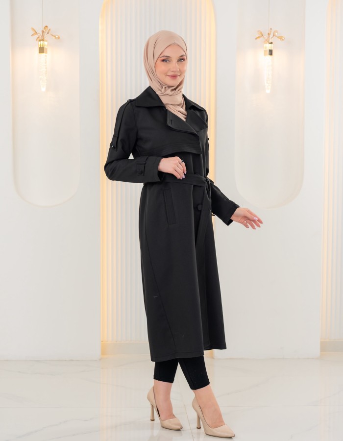 1240  ترانشكوت - اسود