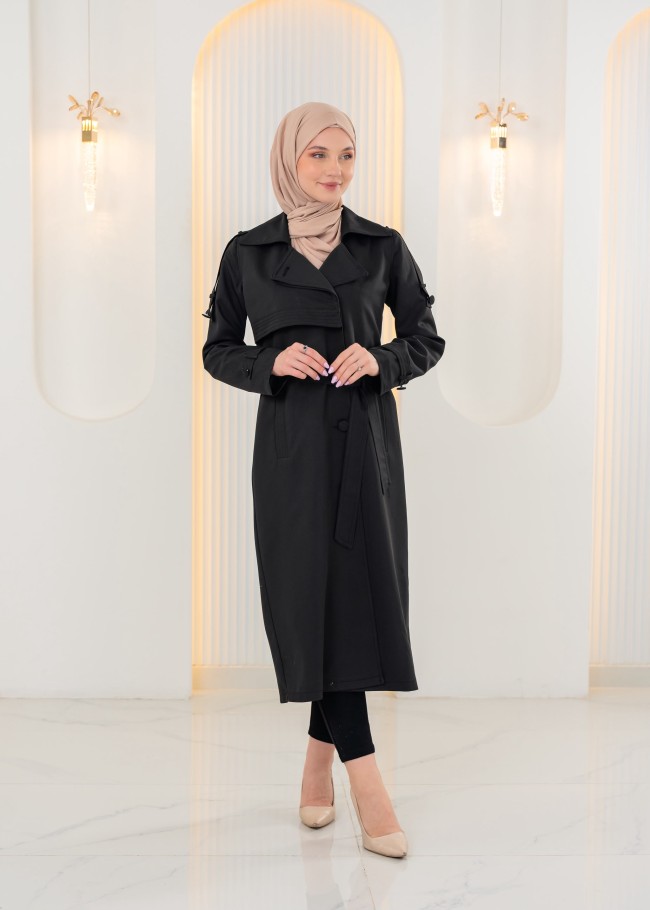 1240  ترانشكوت - اسود