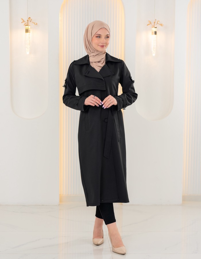 1240  ترانشكوت - اسود