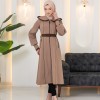 ترانشكوت براشوات مبطن بطانة ساتان 1241 - بيج