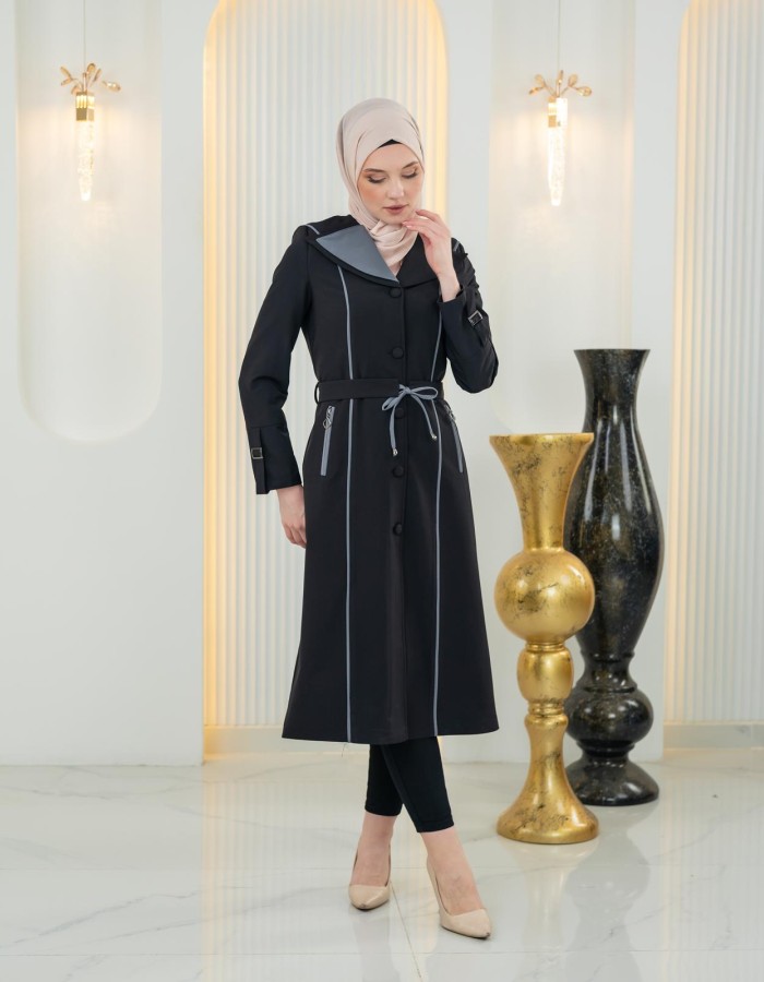 1243  ترانشكوت قبة و نص - Schwarz