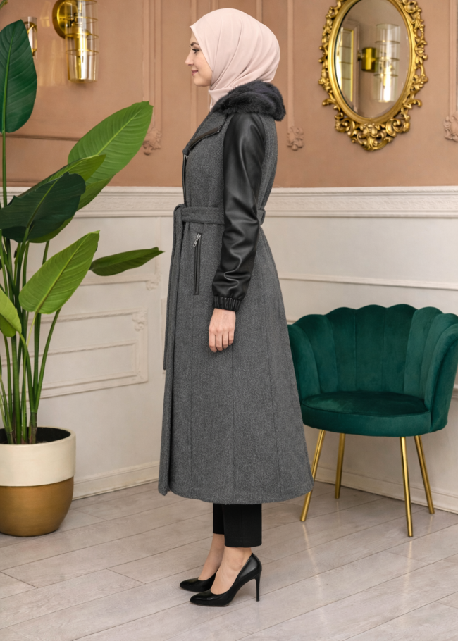 trençkot 1364 - رمادي