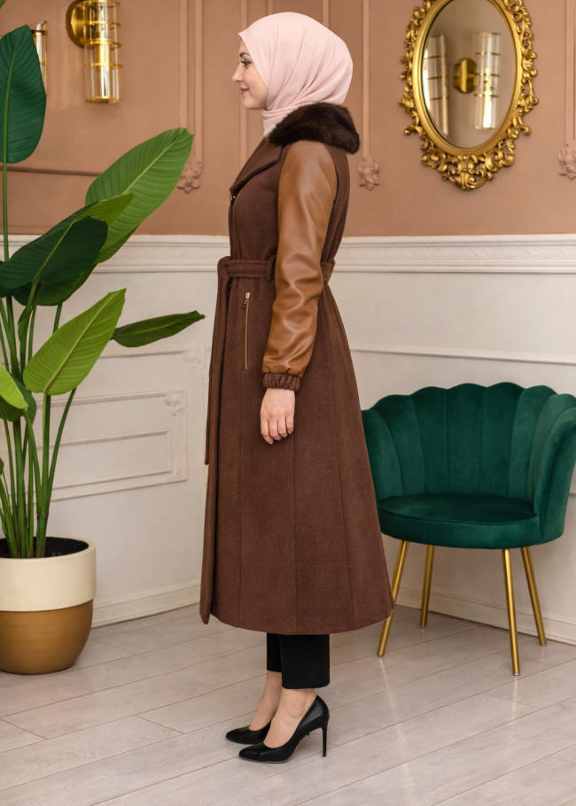 trençkot 1364 - بني