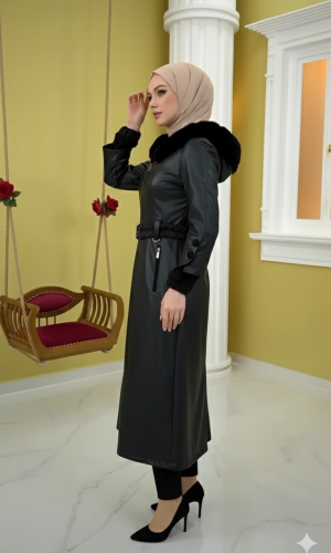 ترانشكوت جلد مبطن 1379 - اسود