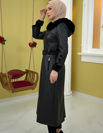 ترانشكوت جلد مبطن 1379 - اسود