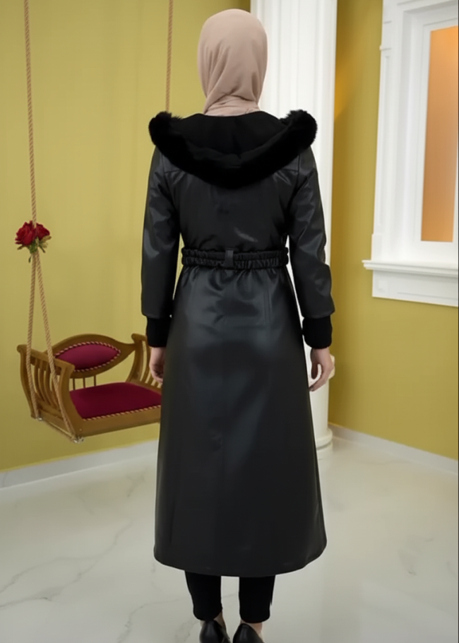 ترانشكوت جلد مبطن 1379 - اسود