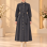 Gefütterter Winter-Trenchcoat in Ponyfell-Optik 1391 - Anthrazit