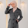 1394 ترانشكوت جوخ وجلد - فضي