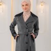 1394 ترانشكوت جوخ وجلد - فضي