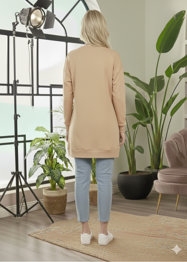 106 تونيك كتابة gue - Beige